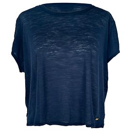Camiseta de cuello barco Tom Ford en algodón azul