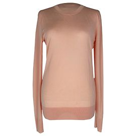 Sweatshirt de gola redonda Chloé em lã rosa