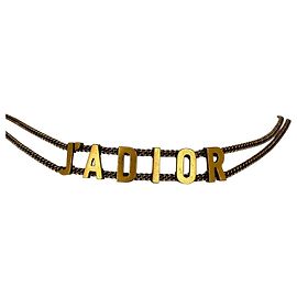 Collana Choker Dior J'Adior in metallo dorato