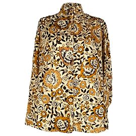 Blusa Etro con estampado abstracto en seda multicolor