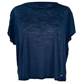 Camiseta de cuello barco Tom Ford en algodón azul
