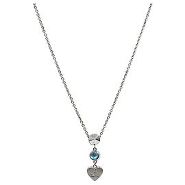 Gucci Collana Cuore Borchiata Argento