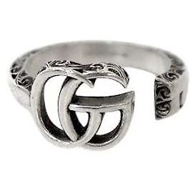 Gucci Double Key Silver Ring