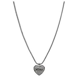 Dior Collana Cuore in Zirconia Argento