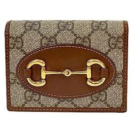 Gucci Horsebit Geldbörse Braun