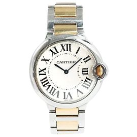 Cartier Ballon Bleu de Watch Silver Yellow Gold Automatic