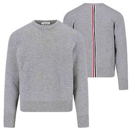 Thom Browne Strickpullover aus Wolle Grau