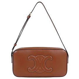 Céline Borsa a tracolla Camera Triomphe in pelle di vitello liscia