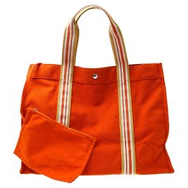 Hermès Hermes Beach Tote Cotton