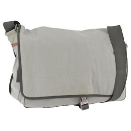 PRADA Sports Line Shoulder Bag Nylon Gray Silver