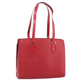 LOUIS VUITTON Bolso Tote Epi Duplex Rojo M52427 LV