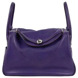 Hermès Lindy Silver-Clasp Power Violet Clemmense