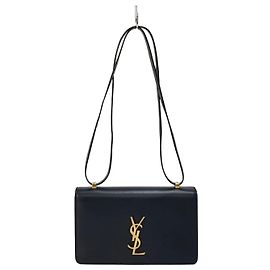 Saint Laurent Borsa a tracolla con patta Monogram