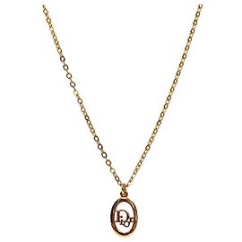 Dior Collana Oblique Rotonda in Oro