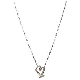 Tiffany & Co Collar Loving Heart de plata