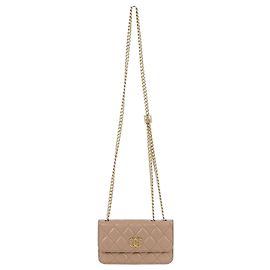 Chanel Bolsa de corrente mini porta-telemóvel Golden Ball