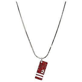 Dior Collana Red Trotter in argento
