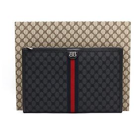 Balenciaga Borsa a pochette da uomo BB Canvas Hacker Project