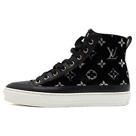 Louis Vuitton Sneakers alte da donna Stella Ankle Monogram nere