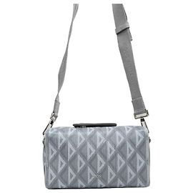 Dior Diamond Ring Crossbody Bag Grau