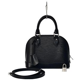 Louis Vuitton Epi Alma BB Pelle Nera