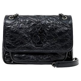 Saint Laurent Borsa a tracolla Niki piccola nera