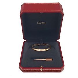 Cartier Love Armband Medium Gelbgold Diamanten