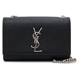 Saint Laurent Borsa a tracolla e crossbody Classic Kate Small Monogram con catena argentata