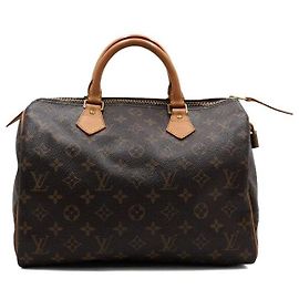 Louis Vuitton Bolso Tote Speedy de lona Monogram