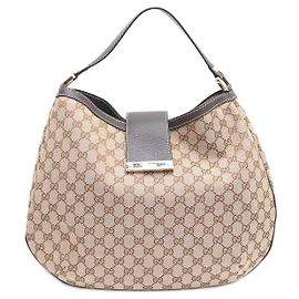 Gucci Borsa a tracolla hobo in jacquard logo GG