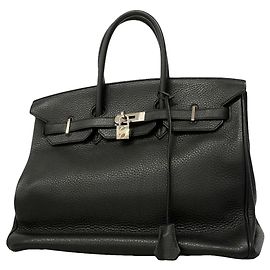 Hermès Borsa Hermes Birkin 35 Togo Black