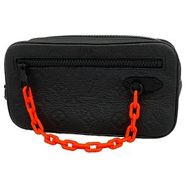 Louis Vuitton Monogram Taurillon Pochette Volga Clutch Bag