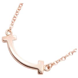 Collana Tiffany & Co. T Smile Mini in oro rosa 18K