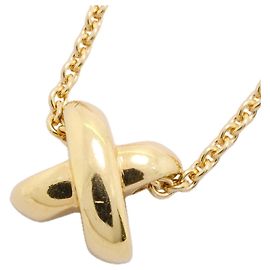 Collana Croce Signature Tiffany & Co. in Oro Giallo 18K