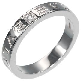 Bulgari Bvlgari B.Zero1 Essential Logo Band 18K White Gold and Diamond