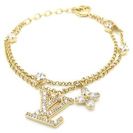 Bracciale con ciondoli placcati oro Louis Vuitton
