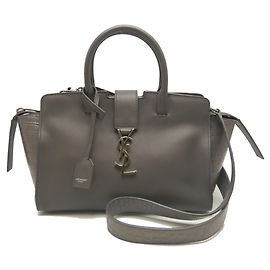 Borsa YVES SAINT LAURENT Downtown Cabas in pelle goffrata