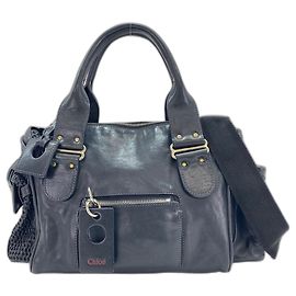 Chloé Schwarze Handtasche Tote Bag