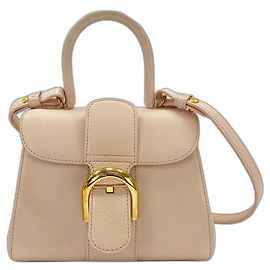 Borsa a tracolla Delvaux Brillant Mini in Rosa