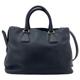 Borsa a mano/Borsa a tracolla Prada Vitello Daino Black