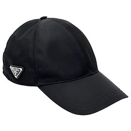 Gorra Prada de nailon negro