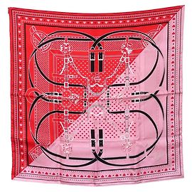 Hermès Foulard di seta Hermes Grand Manège Bandana