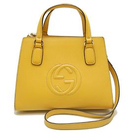 Borsa Gucci Soho in pelle gialla