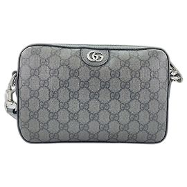 Bolsa de ombro Gucci Ophidia em cinza