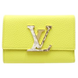 Portefeuille Louis Vuitton Tri-fold en Lemon Yellow