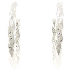 Orecchini a cerchio Tiffany & Co. in argento sterling 925