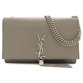Borsa a tracolla Yves Saint Laurent Kate con nappe e catena