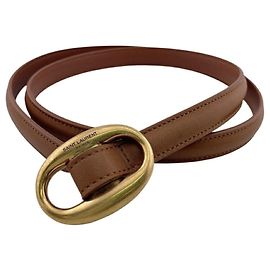 Yves Saint Laurent schmaler Ledergürtel
