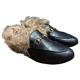 Gucci Princetown Loafer mit Pelzfutter