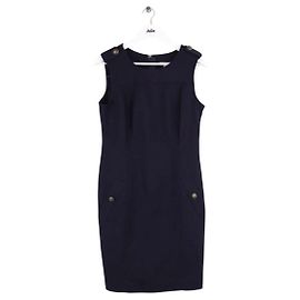 Vestido Burberry de lana azul marino